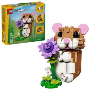Klocki konstrukcyjne Creator 3w1 CHOMIK Z KWIATKIEM Lego (31376)