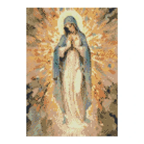 Zestaw kreatywny Diamentowa mozaika 30x40cm Matka Boża z Guadalupe Flamingo Line (ST25878)