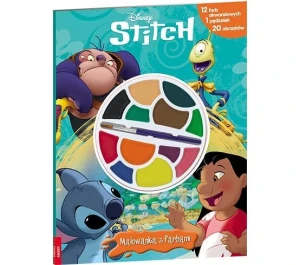 Książka dla dzieci Stitch. Malowanka z Farbami Ameet (KFF 9101)