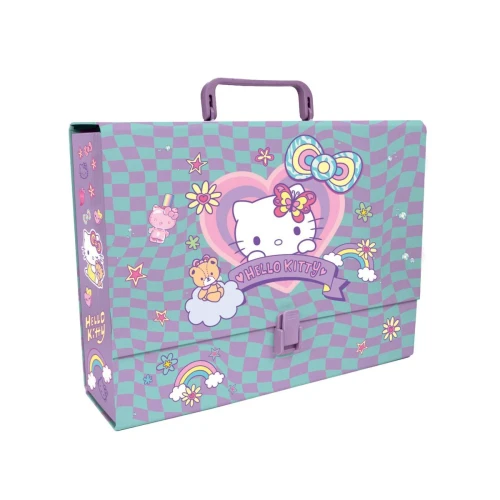 Teczka kartonowa na gumkę Hello Kitty A4 mix Patio (13167PTR)