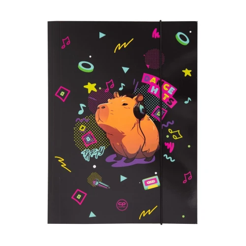 Teczka kartonowa na gumkę Coolpack CAPYBARA MUSIC A4 mix Patio (05063CP)