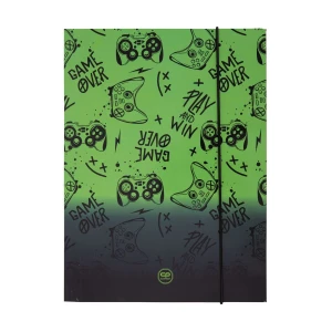 Teczka kartonowa na gumkę Coolpack GAME OVER GRADIENT GREEN A4 mix Patio (07579CP)