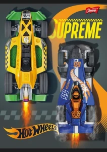 Zeszyt A5 HOT WHEELS 32k. 70g krata Unipap