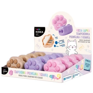 Temperówka Kocia Łapka mix plastik Kidea (TPGKLKAD)