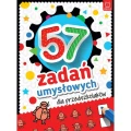 Książka dla dzieci 57 zadań umysłowych dla przedszkolaków Aksjomat