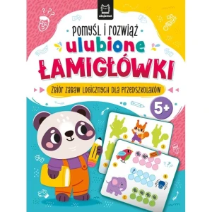 Książka dla dzieci Pomyśl i rozwiąż ulubione łamigłówk Aksjomat