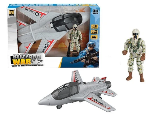Samolot myśliwski zestaw z pilotem Adar (609044)