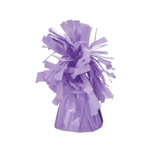 Ciężarek do balonów foliowy, fioletowy Partydeco (cz1p-014j)