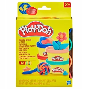 Ciastolina 4 kol. Play-Doh Zestaw Imprezowy Prezenty 12-pak 340g Playdoh (g0519)