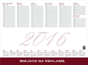 Kalendarz biurkowy 2027 biuwar 550mm x 410mm Wydawnictwo Wokół Nas (1249)