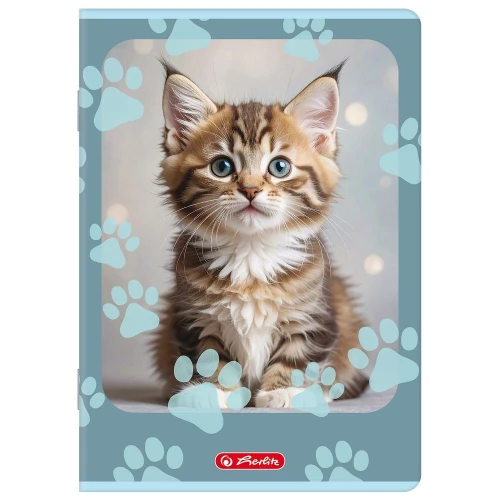 Zeszyt A5 Animals 32k. 70g linia podwójna Herlitz (400206382)