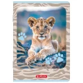 Zeszyt A5 Animals 32k. 70g linia podwójna Herlitz (400206382)