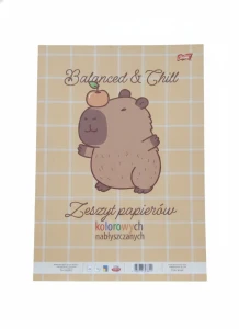Zeszyt A4 papierów kolorowych 10k. Unipap