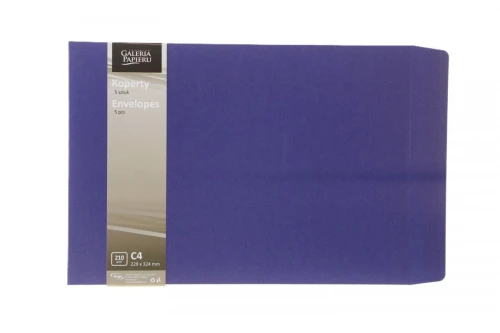 Koperta C4 pearl granatowy granatowa Galeria Papieru (280008) 5 sztuk