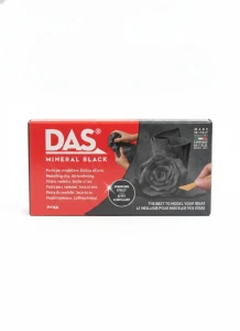 Glinka modelarska czarna 800g Das (383000)