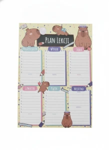 Plan lekcji KAPIBARY Henry (5908451982980)