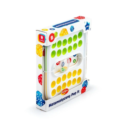 Gra edukacyjna POP IT MATEMATYCZNA ŻÓŁTO-ZIELONY Discovery (DD30880)