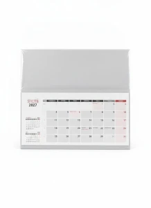 Kalendarz biurkowy z notesem Wokół Nas (KB 064 B-szary)