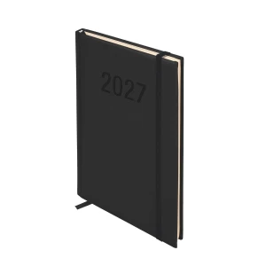 Kalendarz książkowy (terminarz) 2027 COLORFIX tygodniowy A5 Antra (czarny)
