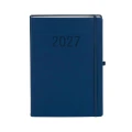 Kalendarz książkowy (terminarz) 2027 MEMOFIX dziennyy A4 Antra (granatowy)