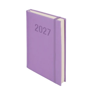 Kalendarz książkowy (terminarz) 2027 COLORFIX dzienny A5 Antra (liliowy)
