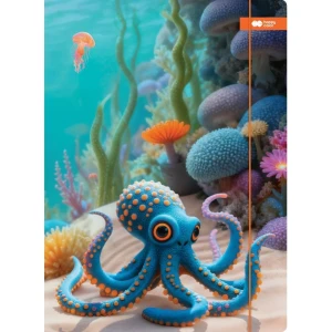 Teczka kartonowa na gumkę A4 mix Happy Color (7621 2431-AC01)