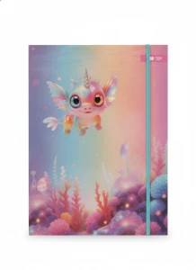 Teczka kartonowa na gumkę Aqua Cuties A4 mix Happy Color (7621 2431-AC02)