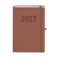 Kalendarz książkowy (terminarz) 2027 MEMOFIX dzienny B5 Antra (MOCHA MAUSSE)