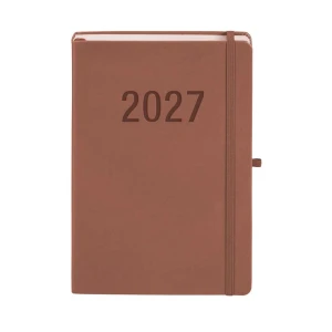 Kalendarz książkowy (terminarz) 2027 MEMOFIX dzienny B5 Antra (MOCHA MAUSSE)