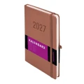 Kalendarz książkowy (terminarz) 2027 MEMOFIX dzienny B5 Antra (MOCHA MAUSSE)