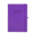 Kalendarz książkowy (terminarz) 2027 MEMOFIX tygodniowy B5 Antra (fioletowy)