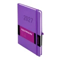 Kalendarz książkowy (terminarz) 2027 MEMOFIX tygodniowy B5 Antra (fioletowy)