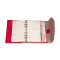 Organizer B6 MEMOFIX B6 malinowy Antra (NABUK)