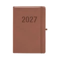 Kalendarz książkowy (terminarz) 2027 MEMOFIX tygodniowy B5 Antra (MOCHA MAUSSE)