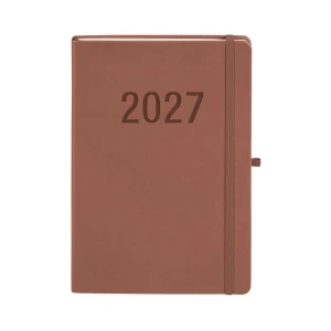 Kalendarz książkowy (terminarz) 2027 MEMOFIX tygodniowy B5 Antra (MOCHA MAUSSE)