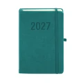 Kalendarz książkowy (terminarz) 2027 MEMOFIX dzienny A5 Antra (turkusowy)