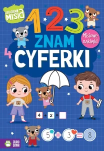 Książeczka edukacyjna Akademia Misia Znam cyferki Zielona Sowa