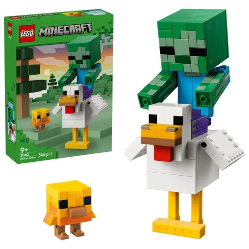 Klocki konstrukcyjne Minecraft kurzy jeździec Lego (21582)