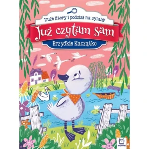 Książeczka edukacyjna Już czytam sam. Brzydkie kaczątko. Duże litery i podział na sylaby Aksjomat (3072)