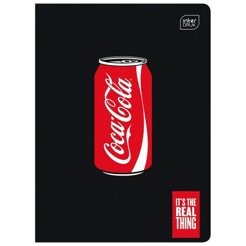 Zeszyt A5 HYBRID COCA COLA 60k. 70g krata Interdruk (ZE60KFG)