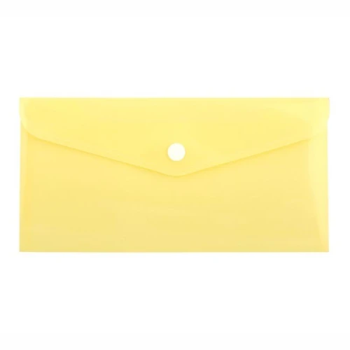 Teczka plastikowa na zatrzask Pastel DL żółty Biurfol (TKP-DL-03)