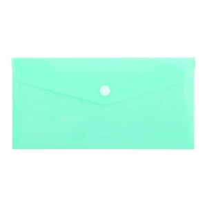 Teczka plastikowa na zatrzask Pastel DL zielony Biurfol (TKP-DL-04)