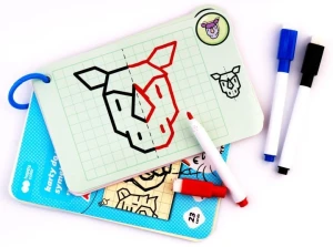 Książeczka edukacyjna Karty do rysunku symetrycznego Happy Color (HA 2621 1123-AN24)