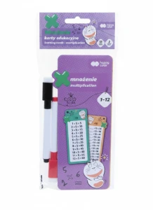 Książeczka edukacyjna Mnożenie Karty edukacyjne Happy Color (HA 2621 0714-MN15)