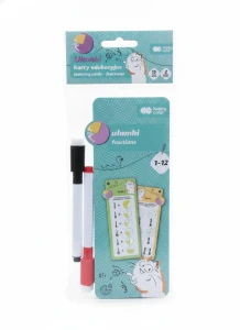Książeczka edukacyjna Ułamki Karty edukacyjne Happy Color (HA 2621 0714-UL15)