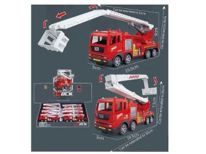 Samochód strażacki STRAŻ 19,5CM 2WZORY Bigtoys (BA7271)