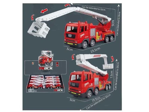Samochód strażacki STRAŻ 19,5CM 2WZORY Bigtoys (BA7271)