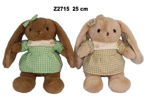 Pluszak ZAJAC W SUKIENCE 2 WZORY 25 CM [mm:] 250 25cm Sun-Day (176431)