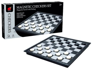 Gra logiczna warcaby magnetyczne, 64 pola; 25x13x4cm, Box Adar (623323)