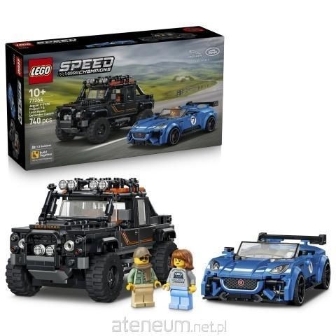 Klocki konstrukcyjne Speed Champions JAGUAR I LANDROVER Lego (77264)
